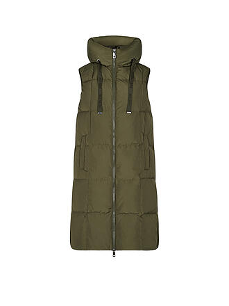MOS MOSH | Daunensteppgilet MMNOVA SQUARE | olive
