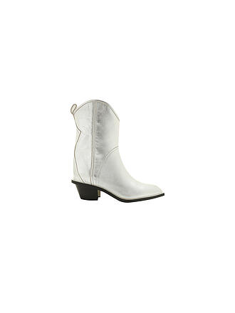 MSGM | Lederstiefel | schwarz