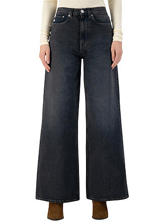 MUD JEANS | Jeans Wide Leg Wyde Sara | blau