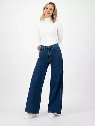 MUD JEANS | Jeans Wide Leg Wyde Sara | blau