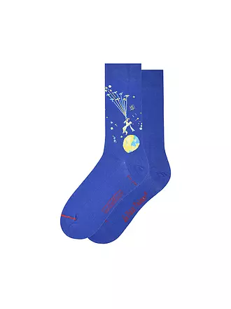 MUSEARTA | Damen Socken FLYING AWAY - DER KLEINE PRINZ blue-multi (36-40) | blau