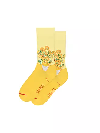 MUSEARTA | Herren  Socken SUNFLOWERS - V. GOGH yellow (40-46) | gelb