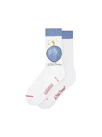 MUSEARTA | Herren Socken BLUE PLANET - DER KLEINE PRINZ white-multi (40-46) | weiss