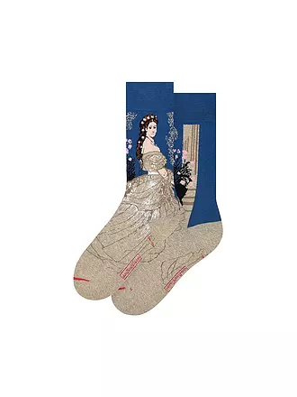 MUSEARTA | Herren Socken KAISERIN SISSI beige-multi (40-46) | beige