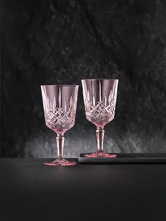 NACHTMANN | Cocktail- / Weinglas 2er Set 355ml NOBLESSE Rose | hellgrau