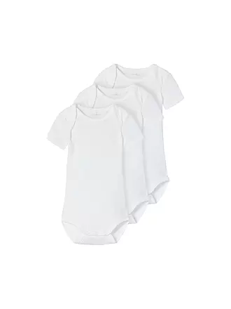 NAME IT | Baby Body 3-er Pkg. | weiss