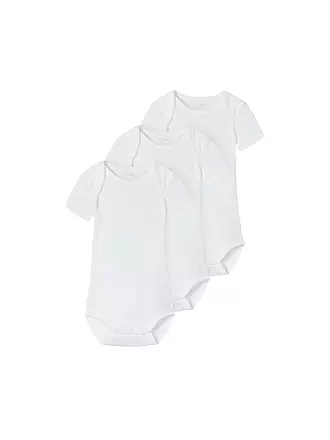 NAME IT | Baby Body 3-er Pkg. | weiss