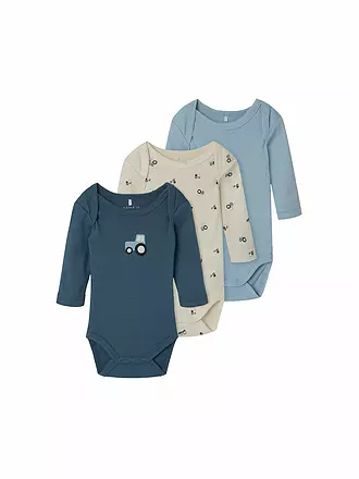 NAME IT | Baby Body 3er Pkg. NBMBODY | blau