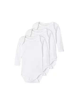NAME IT | Baby Body 3er Pkg. NBNBODY | weiss