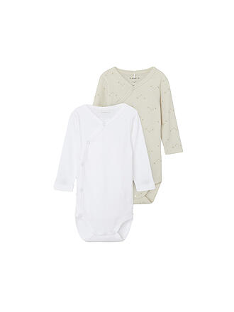 NAME IT | Baby Wickelbody 2-er Pkg. NBNBODY | creme