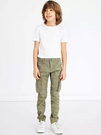 NAME IT | Jungen Cargohose Regular Fit NITBAMGO | olive