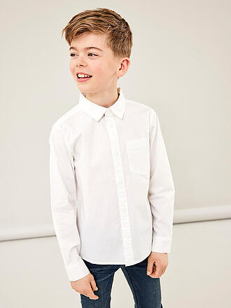 NAME IT | Jungen Hemd Regular Fit | weiss