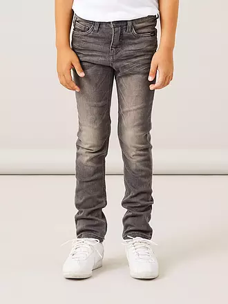 NAME IT | Jungen Jeans Slim Fit NKMTHEO | grau