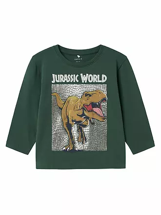NAME IT | Jungen Langarmshirt | dunkelgrün