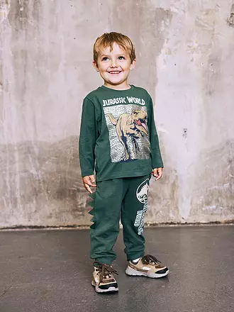 NAME IT | Jungen Langarmshirt | dunkelgrün