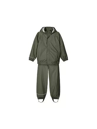 NAME IT | Jungen Regenanzug Set | olive