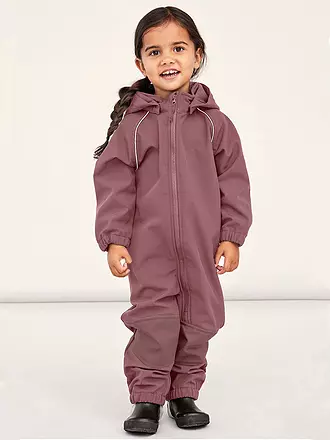 NAME IT | Kinder Softshell Regenanzug | rosa