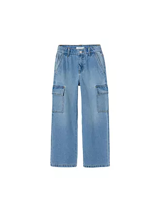 NAME IT | Mädchen Cargojeans Regular Fit NKFROSE | hellblau