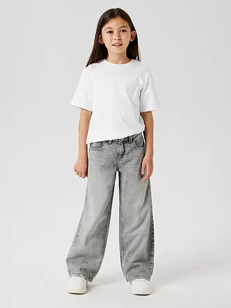 NAME IT | Mädchen Jeans Wide Fit NKFROSE | hellgrau