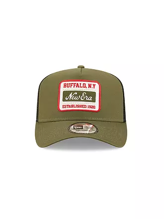 NEW ERA | Kappe STATE PATCH TRUCKER | olive