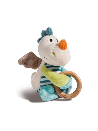NICI | Greiflinge Drache Dragilu mit Holzring 15cm | bunt