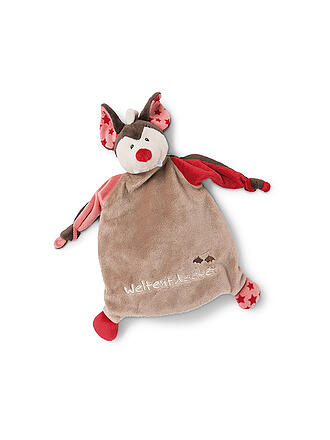 NICI | Schmusetuch Fledermaus Weltentdecker | braun