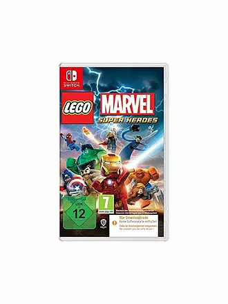 NINTENDO SWITCH | LEGO Marvel Super Heroes (Code in a Box) | keine Farbe