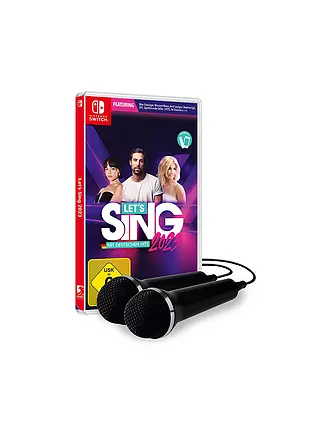 NINTENDO SWITCH | Let's Sing 2023 mit 2 Microfone | keine Farbe