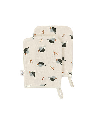 NOPPIES | Waschlappen PRINTED DUCK 2er Pkg | beige