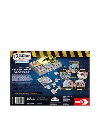 NORIS | Escape Room Das Spiel Puzzle Abenteuer, Mission MayDay-Familien und Gesellschaftsspiel für Puzzle-Fans | keine Farbe