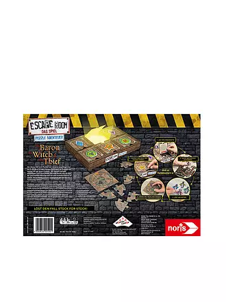 NORIS | Escape Room Das Spiel Puzzle Abenteuer, The Baron, The Witch & The Thief | keine Farbe