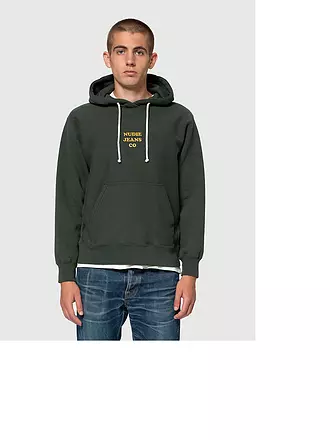 NUDIE JEANS | Kapuzensweater - Hoodie FREDERICK | grün