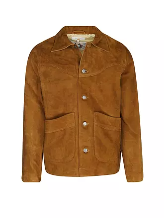 NUDIE JEANS | Lederjacke MUDDY | camel