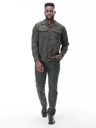 NUDIE JEANS | Overshirt | dunkelgrün