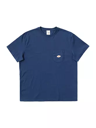 NUDIE JEANS | T-Shirt LEFFE | blau