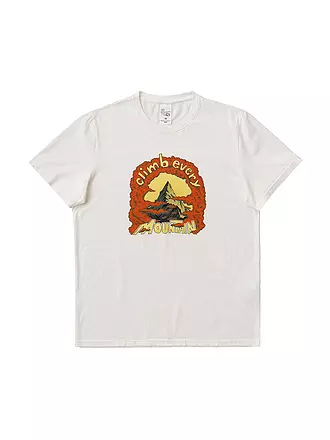 NUDIE JEANS | T-Shirt ROY EVERY MOUNTAIN | weiss