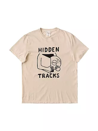 NUDIE JEANS | T-Shirt ROY HIDDEN TRACKS | creme