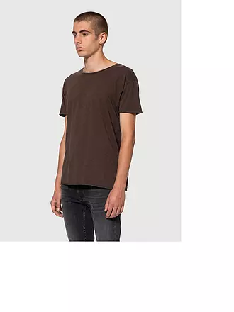 NUDIE JEANS | T-Shirt Roger | braun
