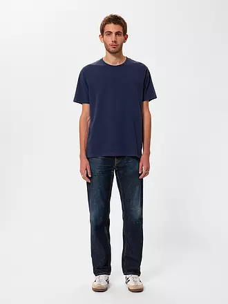 NUDIE JEANS | T-Shirt UNO EVERYDAY TEE | blau