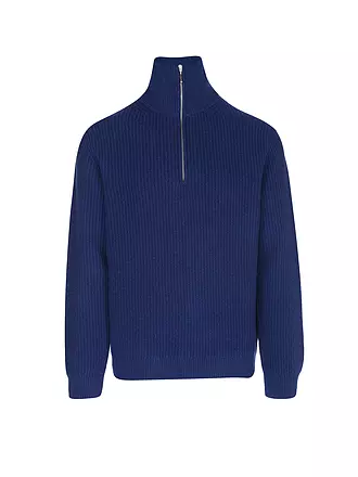 NUDIE JEANS | Troyer Pullover | blau