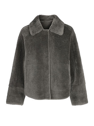 OAKWOOD | Wendejacke in Lederoptik  HELEN | braun
