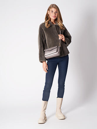 OAKWOOD | Wendejacke in Lederoptik  HELEN | braun