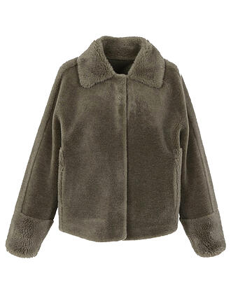 OAKWOOD | Wendejacke in Lederoptik  HELEN | olive