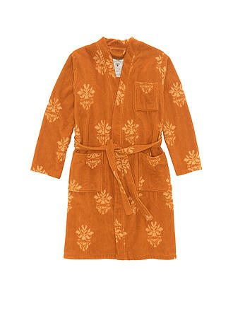 OAS | Bademantel MUSTARD STRIPE | orange