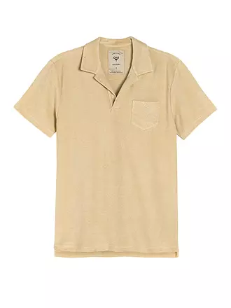 OAS | Frottee Poloshirt | grün