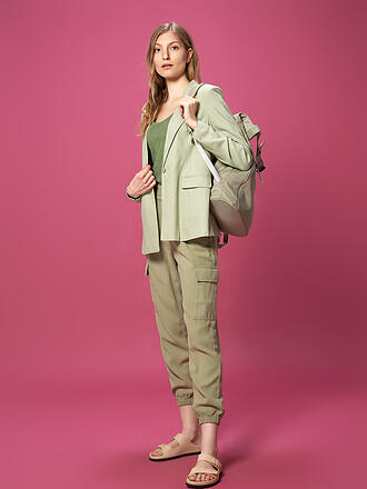 OFFICINE CREATIVE | Pantoletten Pelagie butt petrolio | beige