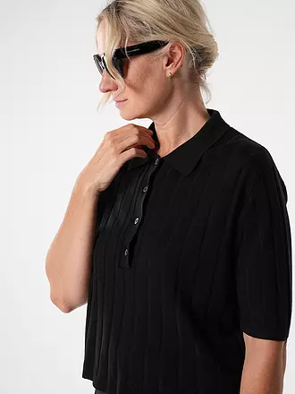 OFFICINE GENERALE | Poloshirt 3/4 Arm | schwarz