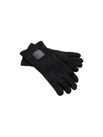 OFYR | Grillhandschuhe Wildleder Schwarz | schwarz