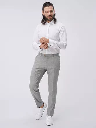OLYMP LEVEL FIVE | Business Hemd Slim Fit | weiss