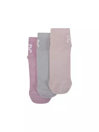 ON | Socken 3er Pkg. white | rosa